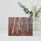 Liebliche Canadian Tom Thomson White Birches Maler Postkarte (Stehend Vorderseite)