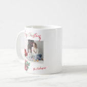 Liebliche Candy Canes | Foto der Weihnachtsfamilie Kaffeetasse (Vorderseite Links)