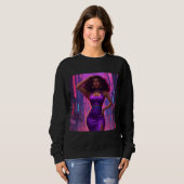 Liebliche Dame Sweatshirt (Vorne ganz)
