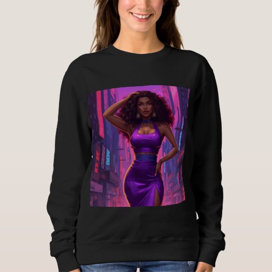 Liebliche Dame Sweatshirt (Vorderseite)