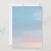 Liebliche Dolphin Niedlich Baby Twins Dusche Einladung (Rückseite)