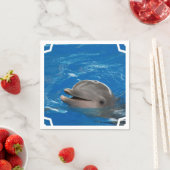 Liebliche Dolphin Serviette (Beispiel)