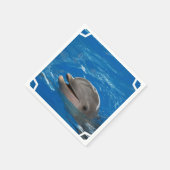 Liebliche Dolphin Serviette (Ecke)