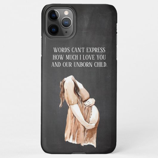 Liebliche Ehefrau mit romantischem Zitat iPhone Hülle (Rückseite)