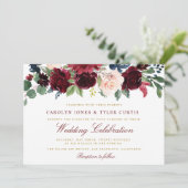 Liebliche Einladung zur Bordeaux-Marine (Stehend Vorderseite)