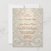 Liebliche Einladung zur Hochzeit (Vorderseite)