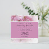 Liebliche Einladung zur Hochzeit von Weichkirsche (Stehend Vorderseite)