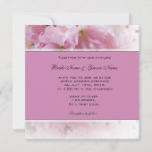 Liebliche Einladung zur Hochzeit von Weichkirsche (Vorderseite)