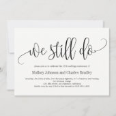 Liebliche Einladung zur Hochzeitsfeier (Vorderseite)