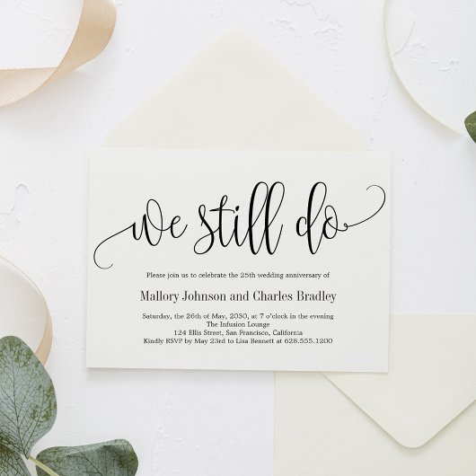 Liebliche Einladung zur Hochzeitsfeier