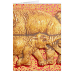 Liebliche Elefantenfamilie - individuelles Produkt