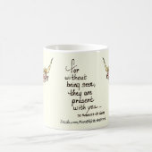 Liebliche Engel mit Sprichwort Comfort Sketch Kaffeetasse (Mittel)