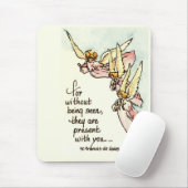 Liebliche Engel mit Sprichwort Comfort Sketch Mousepad (Mit Mouse)