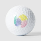 Liebliche Farben mit einer sanften Note Golfball (Vorderseite)
