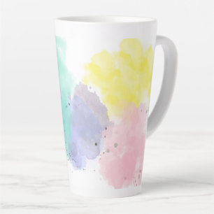 Liebliche Farben mit einer sanften Note Milchtasse