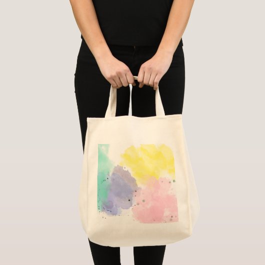 Liebliche Farben mit einer sanften Note Tragetasche (Vorderseite (Produkt))
