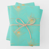 Liebliche Federn Geschenkpapier Set (Beispiel)