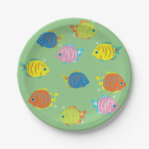 Liebliche Fische Pappteller