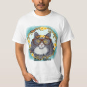 Liebliche Floof Cat T-Shirt (Vorderseite)