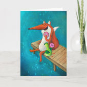 Liebliche Fox- und Hühnerfresser Karte (Vorderseite)