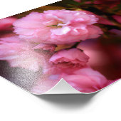 Liebliche Frühlingserreger Rosa Kirschblüten Fotodruck (Ecke)