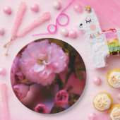 Liebliche Frühlingserreger Rosa Kirschblüten Pappteller (Party)