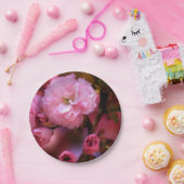 Liebliche Frühlingserreger Rosa Kirschblüten Pappteller (Party)