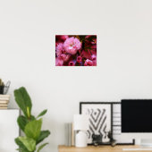 Liebliche Frühlingserreger Rosa Kirschblüten Poster (Heimbüro)