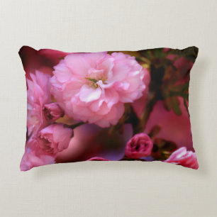 Liebliche Frühlingserreger Rosa Kirschblüten Zierkissen