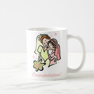 Liebliche Gay Wedding Tasse für Frauen