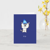 Liebliche Geburtstagskarte von Katzenkätzchen Karte (Gelbe Blume)