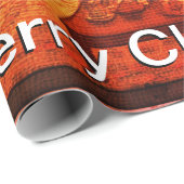 Liebliche gemütliche Weihnachtsfamilie Ansammlung Geschenkpapier (Rolleneckpunkt)