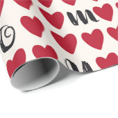 Liebliche Geschenke im Herzen des Valentinstag Geschenkpapier (Rolleneckpunkt)
