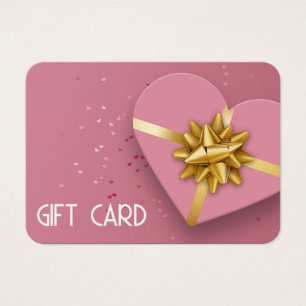 Liebliche Gold Bow Pink Herz-Geschenkboxen Geschen