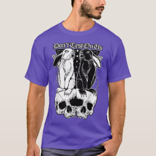 Liebliche Hasen-Hasen-Nachthimmel-Design T-Shirt