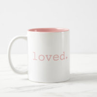 Liebliche hellrosa Tasse