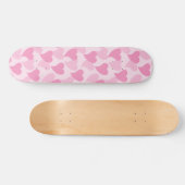 Liebliche Herzen Nahtloses Muster Skateboard (Horizontal)