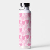 Liebliche Herzen Nahtloses Muster Trinkflasche (Rechts)