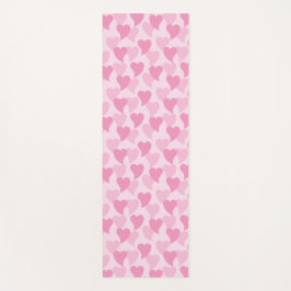 Liebliche Herzen Nahtloses Muster Yogamatte