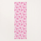 Liebliche Herzen Nahtloses Muster Yogamatte (Rückseite)