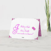 Liebliche Herzkarte Feiertagskarte (Rückseite)