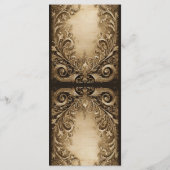 Liebliche Hochzeit Menükarte (Rückseite)