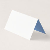 Liebliche Hochzeitshochzeit in Dusty Blue Floral P (Rückseite)