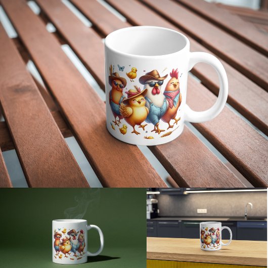 Liebliche Hühner für ihren Hühnerliebhaber Kaffeetasse