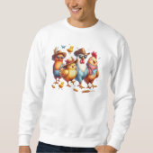 Liebliche Hühner für ihren Hühnerliebhaber Sweatshirt (Vorderseite)