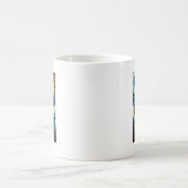 Liebliche Hühner Starry Night Funny Chickens Solar Kaffeetasse (Mittel)