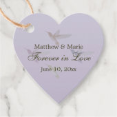 Liebliche Hummingvögel Hochzeit für immer in der L Geschenkanhänger (Vorderseite)