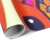 Liebliche Hunde bunte Hunde Haustiere Schwänze Pap Geschenkpapier (Rolleneckpunkt)