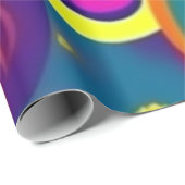 Liebliche Hunde bunte Hunde Haustiere Schwänze Pap Geschenkpapier (Rolleneckpunkt)