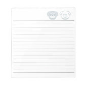 Liebliche Hunde Notizblock (Vorderseite)